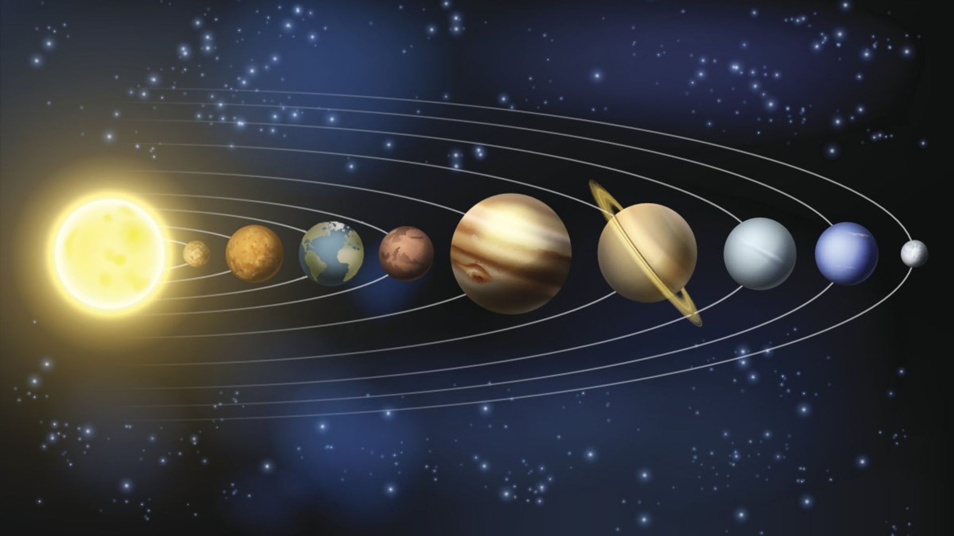 Солнечная система: от Меркурия до Паллады
